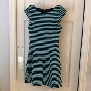 Lilly Pulitzer Cap Sleeve Mint and Navy Dress
